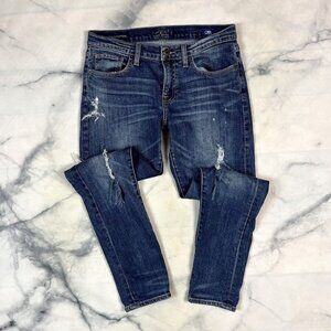 Lucky Brand Sienna Slim Boyfriend Jeans Size 2/26 *RUNS BIG* Distressed 7W13268